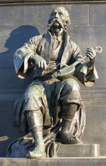Filip Višnjić, the monument in Kruševac